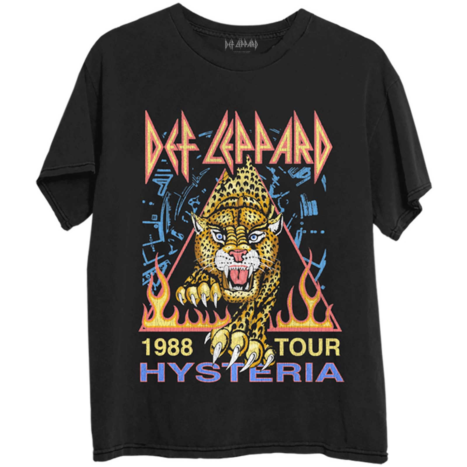 Image of Def Leppard T-Shirt - Hysteria 88 Rock Off